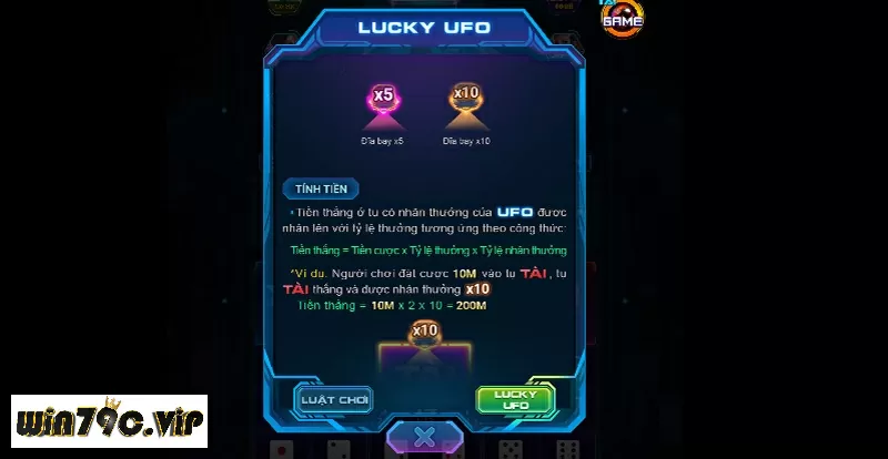 Màn chơi Lucky UFO mang lại nhiều phần thưởng cho người chơi